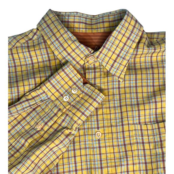 Bugatchi Men’s Shirt Long Sleeve Button Up Multicolor‎ Size XXL Butter soft - Picture 1 of 6